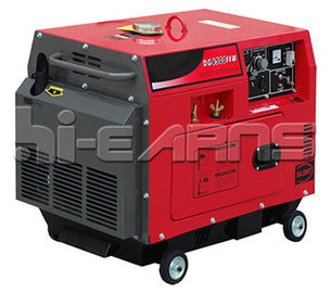 Chłodzony powietrzem spawania Generator 1.8 kW generator milczy spawania - kolor czerwony, jednofazowe