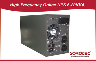 LCD RS232 SNMP Jednofazowy 60Hz wysokiej częstotliwości UPS Online 6 - 10kva dla komputerów, telekomunikacji
