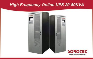 ECO - Przyjazny 20, 60, 80 KVA 3-fazowy zasilacz UPS wysokiej częstotliwości, 380/400 / 415V