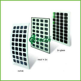 180W hartowane Szkło dwukrotnie Panel słoneczny 125 * 125mm Mono - Crystalline Dla Domu
