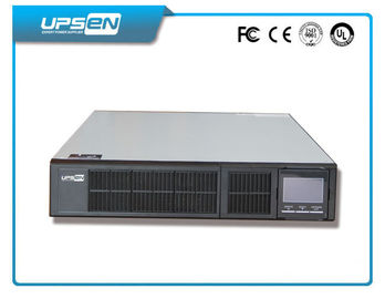 Jednofazowe 1kVA / 2KVA 3kVA UPS z podwójną konwersją online typu rack dla serwerów / Data Center