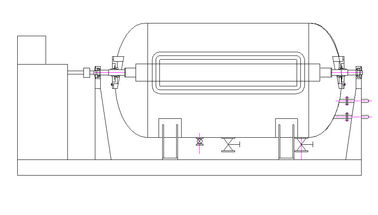 Częstotliwość AC konwersji Giant Dye barwienia tkanin Jigger Machine1000kg - 3200 kg