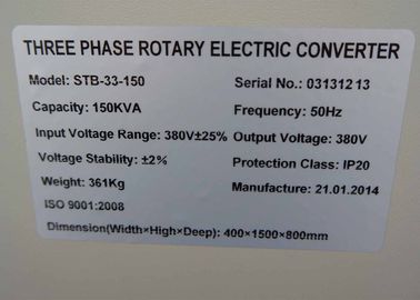 150 kVA 3 fazowy mechaniczne Pełny Automatic Voltage Regulator CT / MRI Scanner Systemu