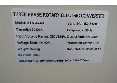 Wewnątrz i na zewnątrz 80 KVA IP20 trzy fazy Automatyczny Regulator napięcia