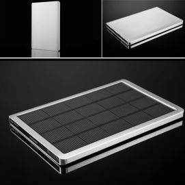 Przenośny 5000mAh Moc Banku Solar Panel szybkiego ładowania dla iPhone, iPad mini