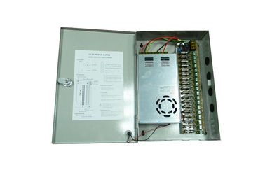 Metal 12V 20A CCTV Zasilacze Box AC100 - 240V 240W Klasa B