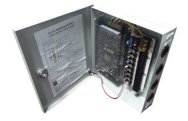 Metal 12V 20A CCTV Zasilacze Box AC100 - 240V 240W Klasa B