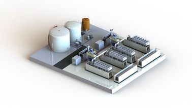 Ciężki olej opałowy Genset Elektrownia