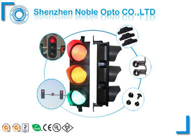 300mm High Flux Traffic Lights z PC osłon przeciwsłonecznych, światło sygnalizacji ruchu Solar